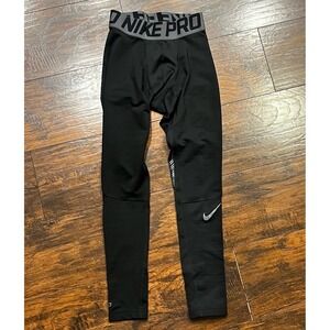 Nike Pro Compression Tights, Black, Men's Size Small